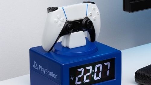 PS 5 三合一手掣造型鬧鐘夜燈