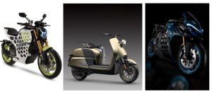 光陽宣布義大利車廠 MV Agusta 基於 IONEX 平台打造概念電動機車 Ampelio ,並展示外型重新設計的 SuperNEX 與 RevoNEX 電動重機-職人選物