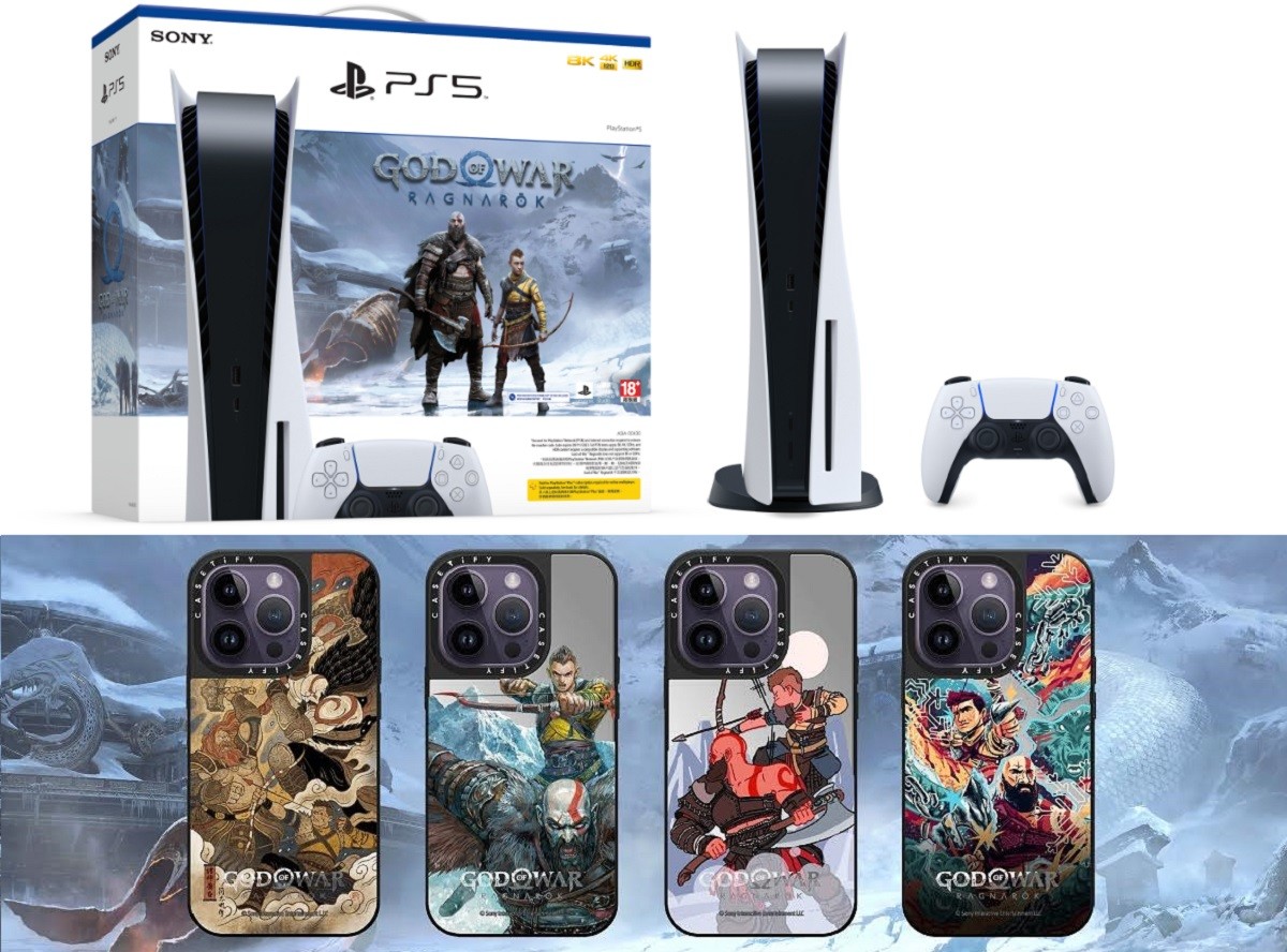 Sony 推出 PS 5 主機 God of War Ragnarök 同捆組，並宣布與 CASETiFY 提供四款藝術家合作款智慧手機殼 - 職人選物-職人選物