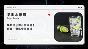 喝氣泡水有什麼好處?原理、優點全面分析【氣泡水推薦】-職人選物