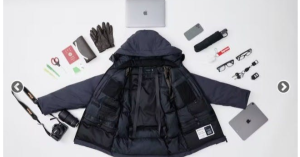 用大外套取代背包 24個口袋容納隨身行李-職人選物