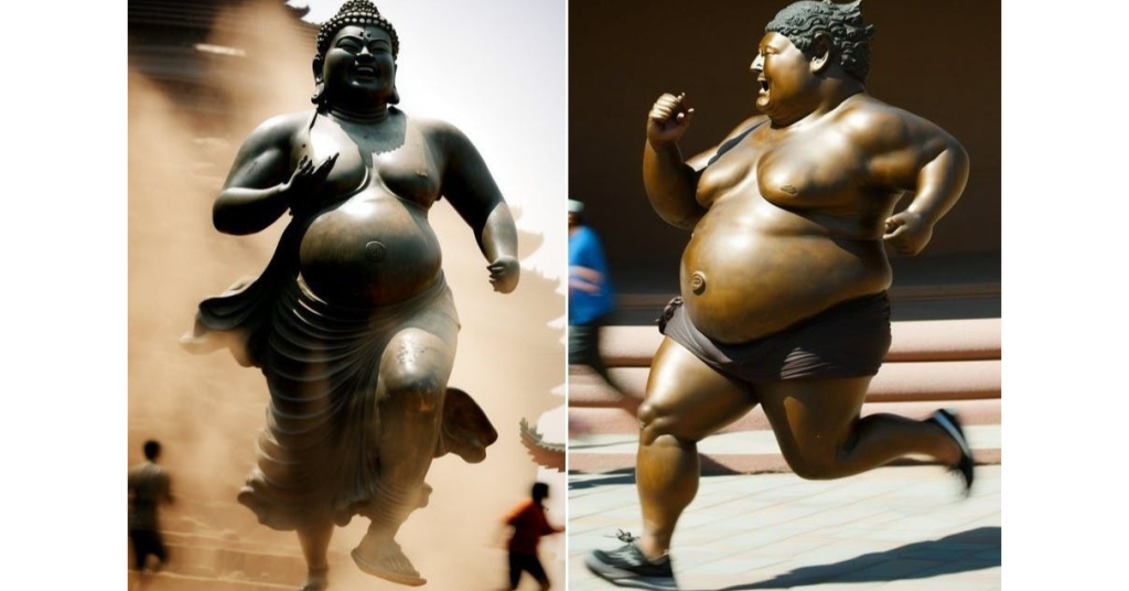 AI把佛祖畫成跑步的胖子 - 職人選物-職人選物