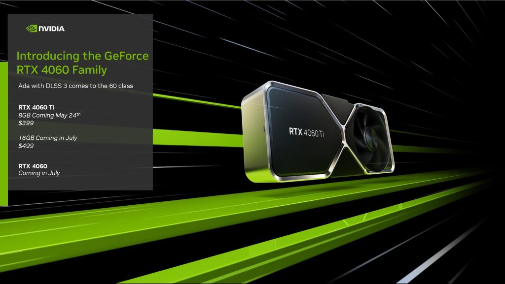 NVIDIA 公布 299 美金起的 GeForce RTX 4060 系列， 4060 Ti 8GB 五月 24 先發、 4060 Ti 16GB 與 4060 七月上市 - 職人選物-職人選物