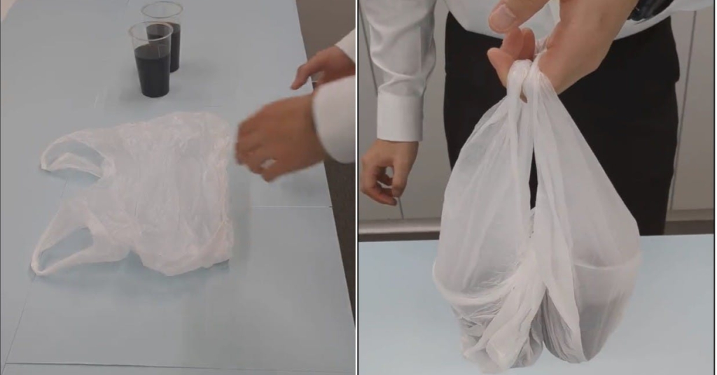 警視廳智慧王 塑膠袋取代杯架的方法 - 職人選物-職人選物