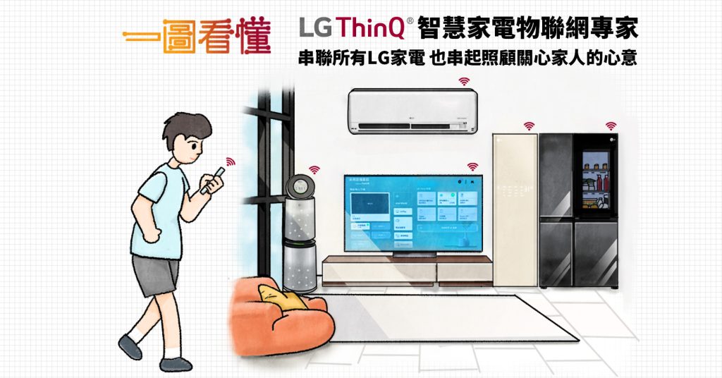 【一圖看懂】最強的生活管家！用LG ThinQ照顧全家人！ - 職人選物-職人選物