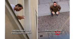 外帶拉麵要一碗給一桶?取貨從天而降的飛天拉麵-職人選物