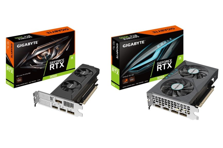 技嘉推出GeForce RTX 3050 6GB系列顯示卡，包括雙風扇EAGLE版與半高卡Low Profile版 - 職人選物-職人選物