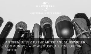 環球音樂公告終止TikTok音樂授權，因為不對等分潤、變相鼓吹AI取代真人以及無法確保用戶安全等條件導致續約破局-職人選物