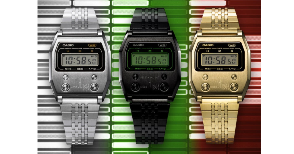 CASIO CLASSIC 電子錶復刻款式 再現當年超小數字顯示螢幕 - 職人選物-職人選物