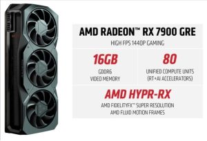 AMD Radeon RX 7900 GRE 顯示卡全球開賣 原本僅在中國銷售-職人選物