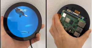 用樹梅派製作「可以播放影片」的時鐘-職人選物