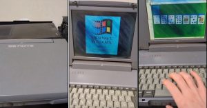 老爸1995年的筆電出土,不但沒壞還可以玩接龍-職人選物