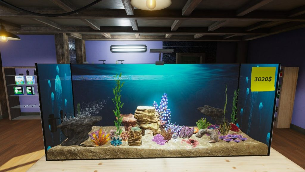 Steam水族箱建造Aquarist 經營水族館打造水族缸 造景、魚種選擇全都自己來 - 職人選物-職人選物