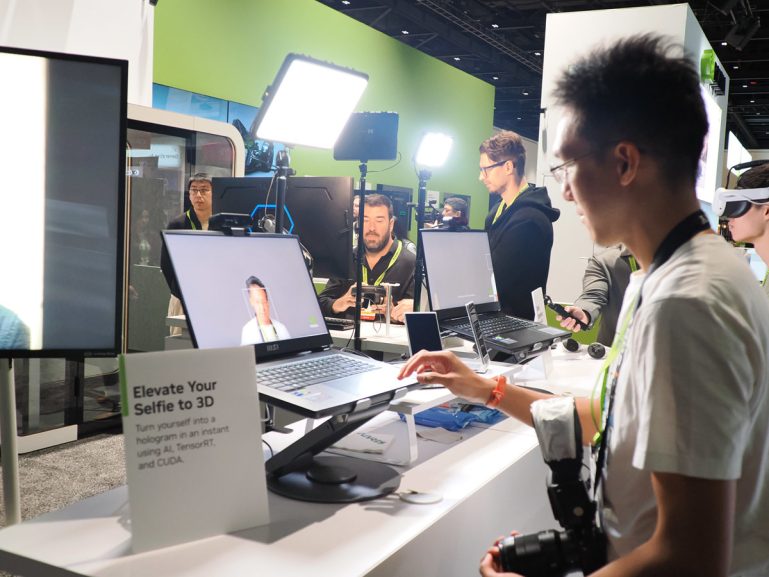 GTC 2024：NVIDIA展示利用生成式AI將平面大頭照轉化立體頭像技術 - 職人選物-職人選物