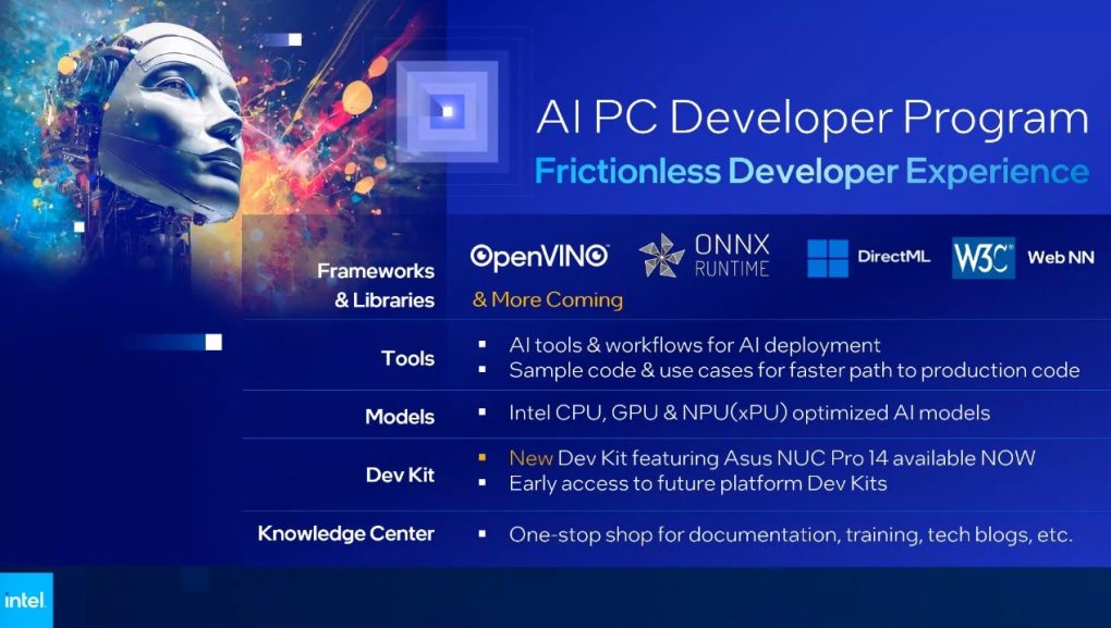 Intel公布AI PC開發者計畫3月底在台北舉辦開發者大會，提供完整開發工具、開發套件採Core Ultra的華碩NUC Pro 14 - 職人選物-職人選物