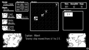 Steam黑白復古策略遊戲Sidereal Wanderer 星艦艦長鎮壓叛亂 8x8戰場與點陣圖風格-職人選物