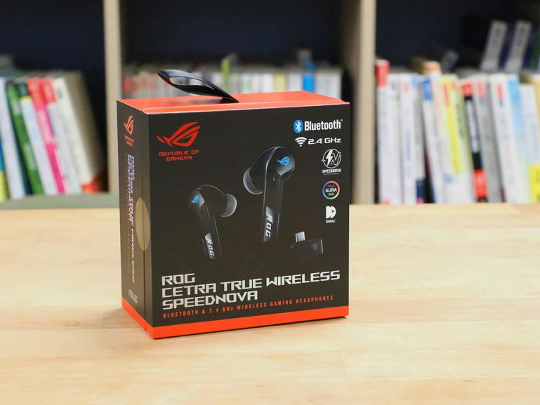 華碩ROG Cetra True Wireless SpeedNova電競真無線耳機評測，支援超低延遲2.4GHz與藍牙雙模、配有骨傳導AI麥克風 - 職人選物-職人選物