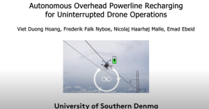 無人機像小鳥在電線上休息充電 實現不間斷飛行-職人選物