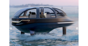 超酷電動水翼船在沿海城市提供共乘服務-職人選物