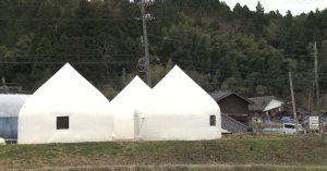 外型如同打發鮮奶油般的臨時屋-職人選物