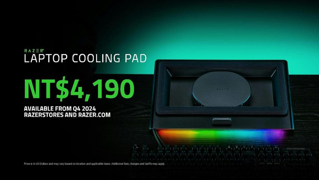 Razer發表可與筆電溫度同步的Laptop Cooling Pad散熱墊、Freyja沉浸觸覺電競椅墊以及Kraken V4 Pro超頂級電競耳機 - 職人選物-職人選物