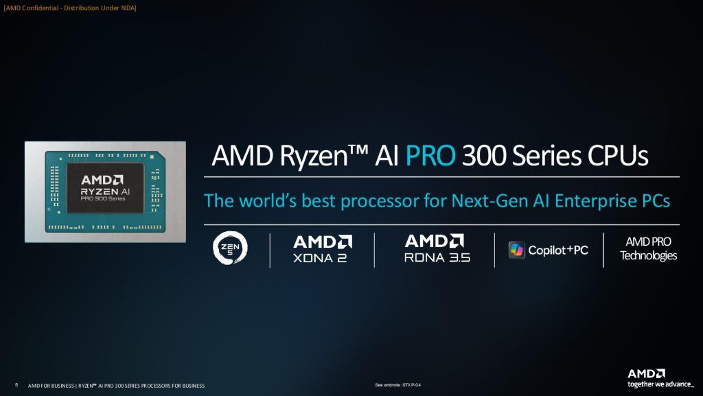 AMD公布Ryzen AI PRO 300商用處理器，打造55 AI TOPS效能商用Copilot+ PC - 職人選物-職人選物