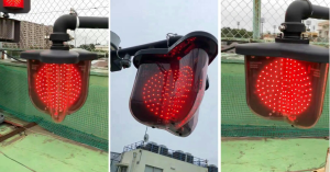 三葉形交通燈 警示無死角-職人選物