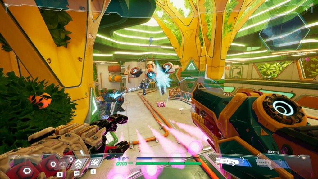 Steam動作射擊Battle Shapers 挑選關卡決定挑戰順序、高速戰鬥粉碎機器人大軍 - 職人選物-職人選物